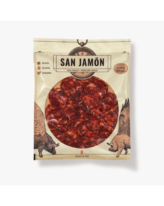 chorizo ibérico de bellota sobre 80 gramos